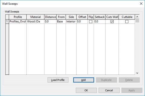 Carpentry Skirting Detail in Revit