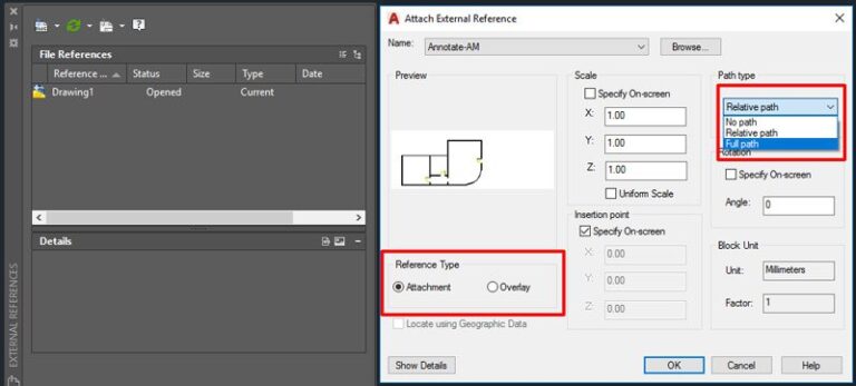 External References in AutoCAD