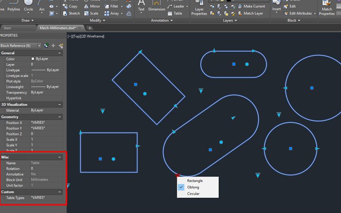 Testing AutoCAD Dynamic Blocks