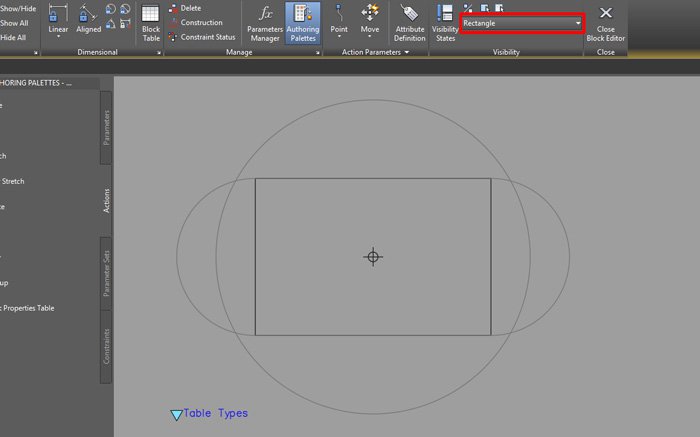 AutoCAD Dynamic Block State 1