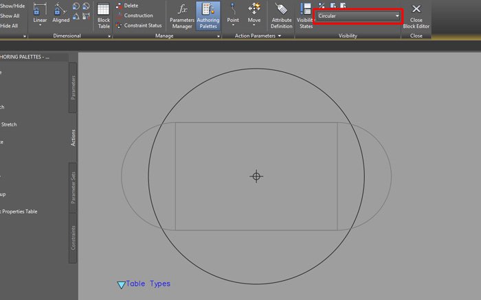 AutoCAD Dynamic Block State 3