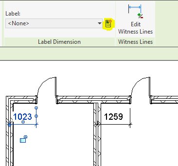 Create a Label in the Working Ribbon