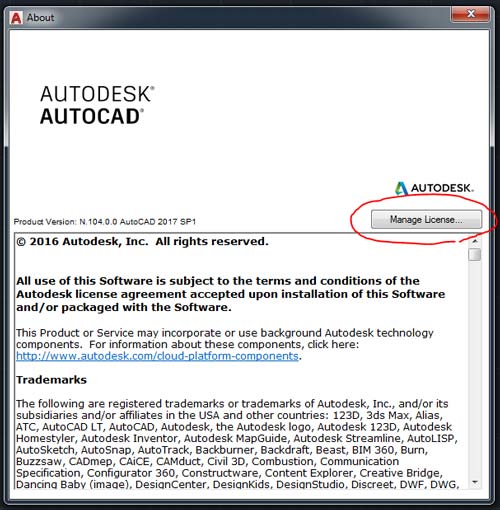 Autodesk Manage License