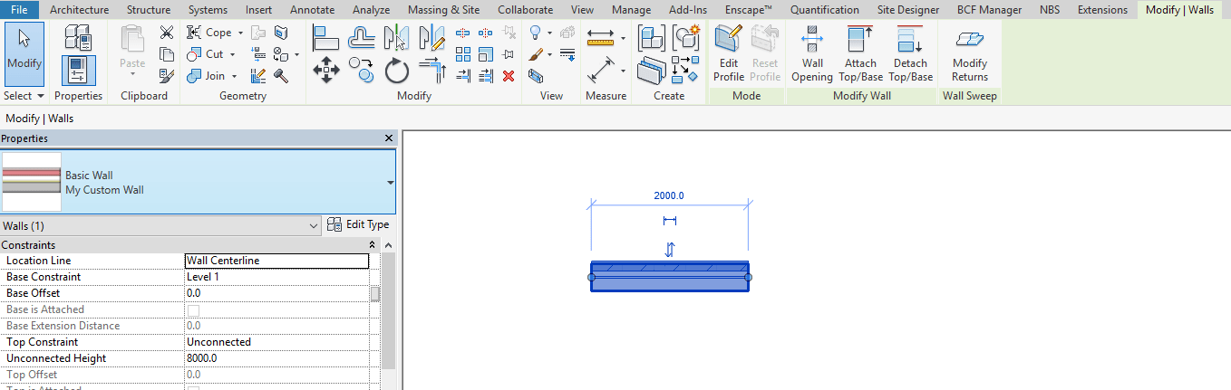 Revit Custom System Family