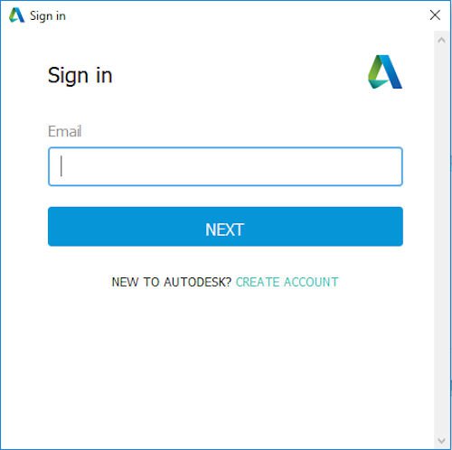 Autodesk Desktop App Sign in