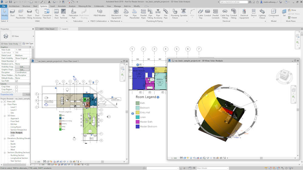 Revit 2019 New Multi Screen Feature