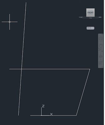 AutoCAD Drawing with Z Axis Value