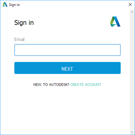 Sign in to your Autodesk account