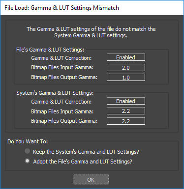 3ds Max File Load Dialog