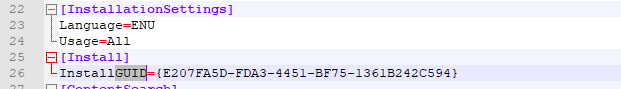 Revit ini Configuration File GUID Reference