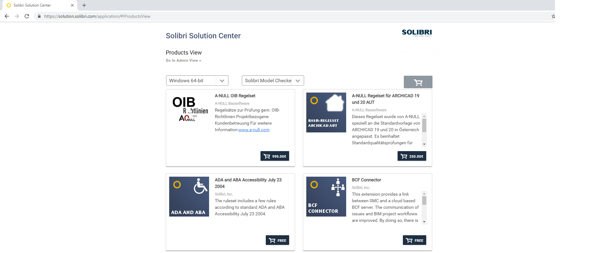 Solibri Solution Center - BCF Connector