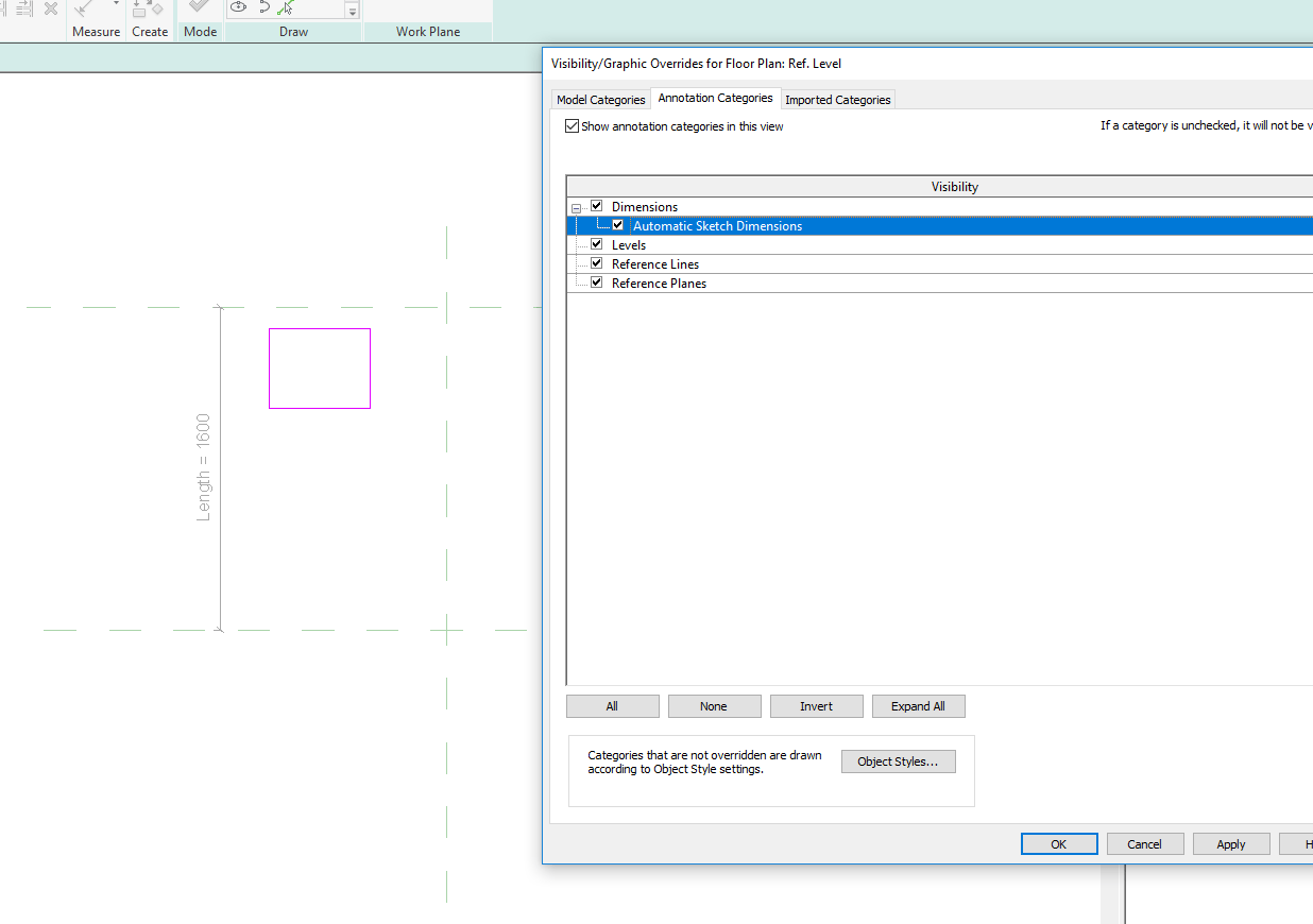 Automatic Sketch Dimensions