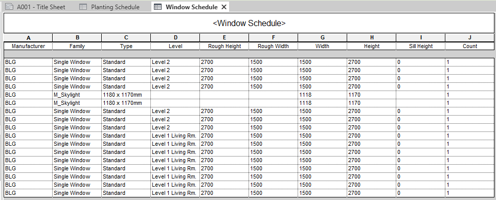 revit excel import