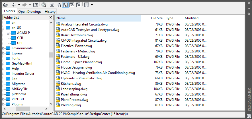 AutoCAD Block Drawing Files