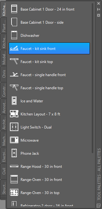 how to save a tool palette in autocad