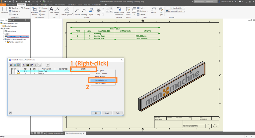 Custom Parameter Formatting