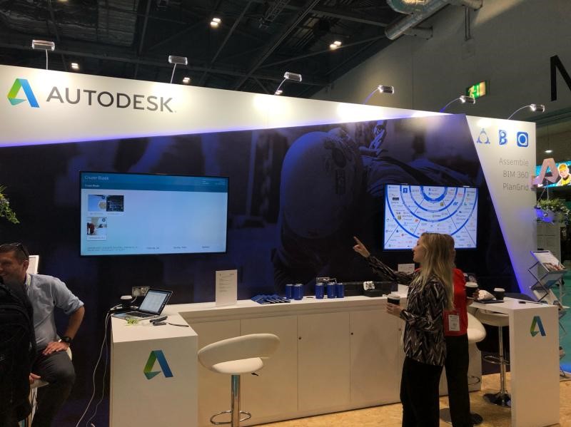 Autodesk Stand at Digital Construction Week 2019