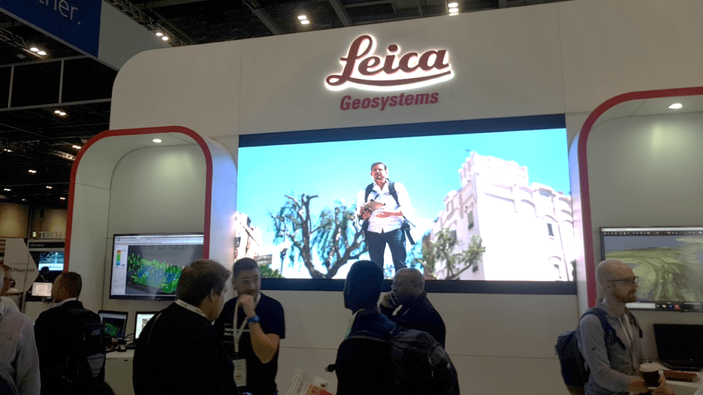 Leica Stand at Digital Construction Week 2019