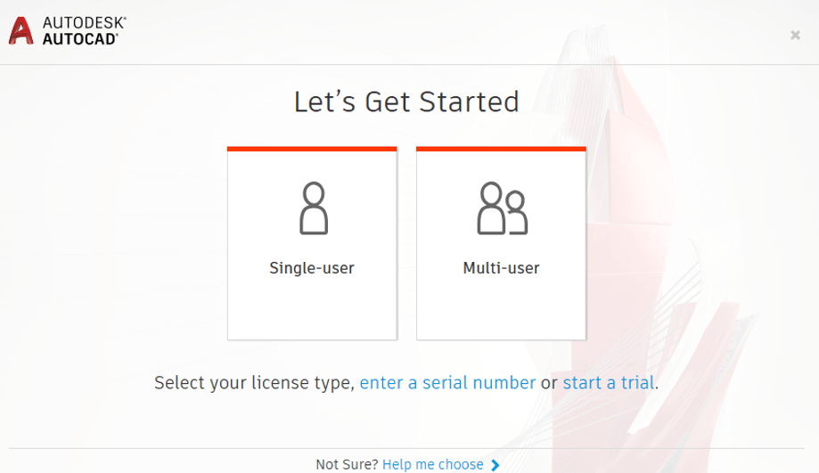 Autodesk Select License Type