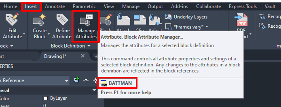 Block Attribute Manager