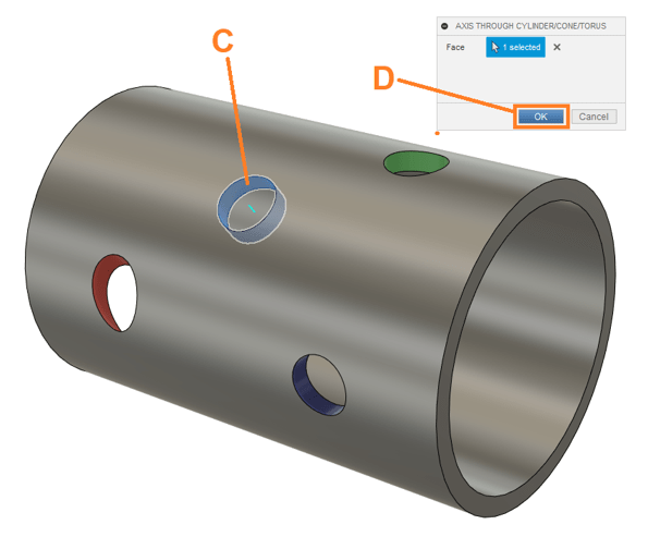 Create Axis for Cutting Holes