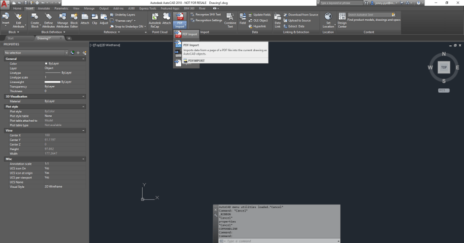 AutoCAD DWG Drawing Insert PDF