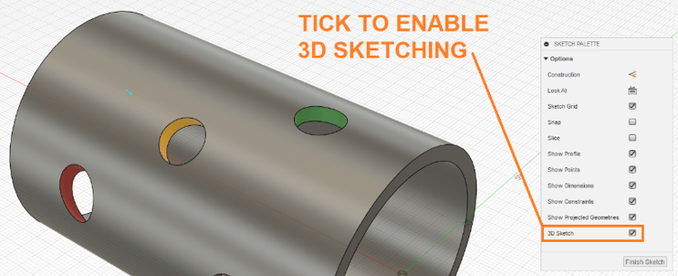 Enable 3D Sketch