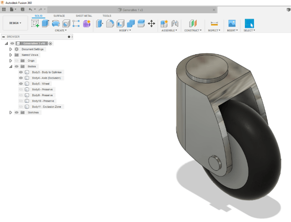 Fusion 360 Wheel Design