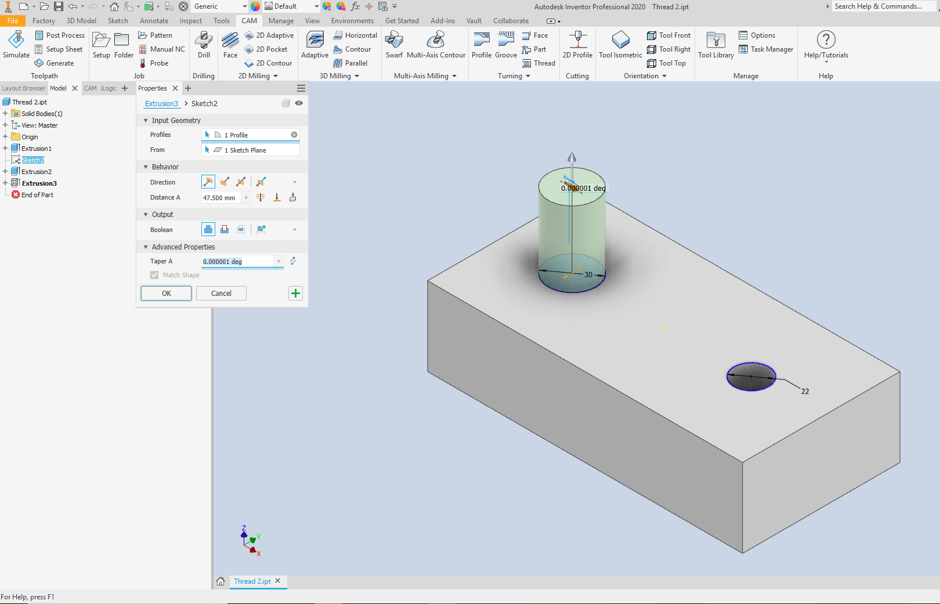 Autodesk Inventor Sketch