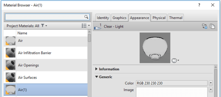 Custom Materials in Revit