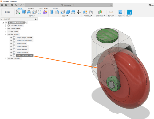 Obstacle Regions in Fusion 360