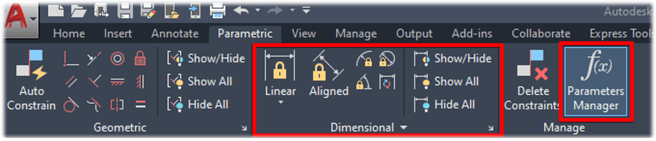 Parametric Settings