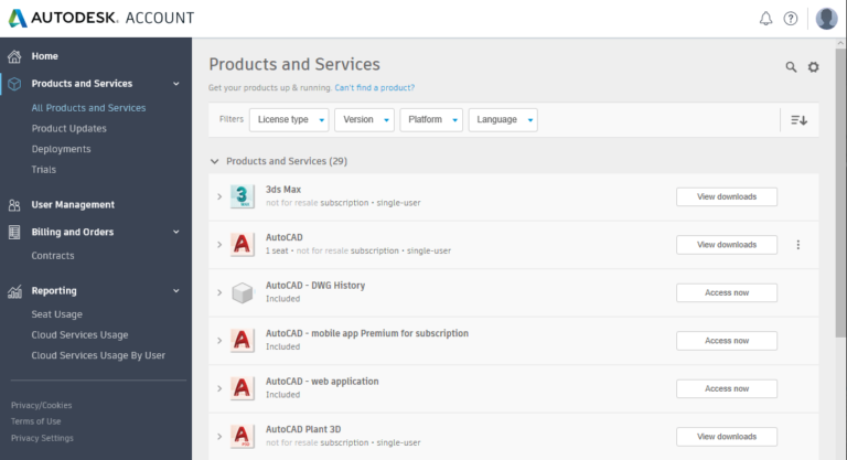 Installing Autodesk Software