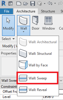 Wall Sweep Button | Creating a Soldier Course in Revit