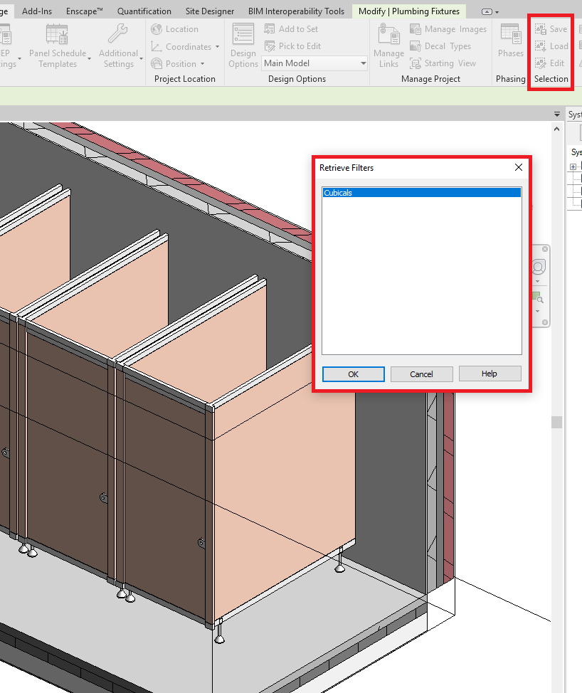 Revit Selection Sets