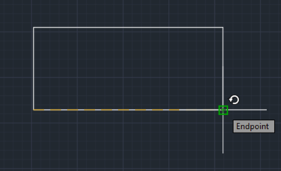 Rotate an Object with Reference in AutoCAD