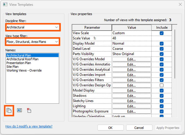 How to Create a View Template in Autodesk Revit